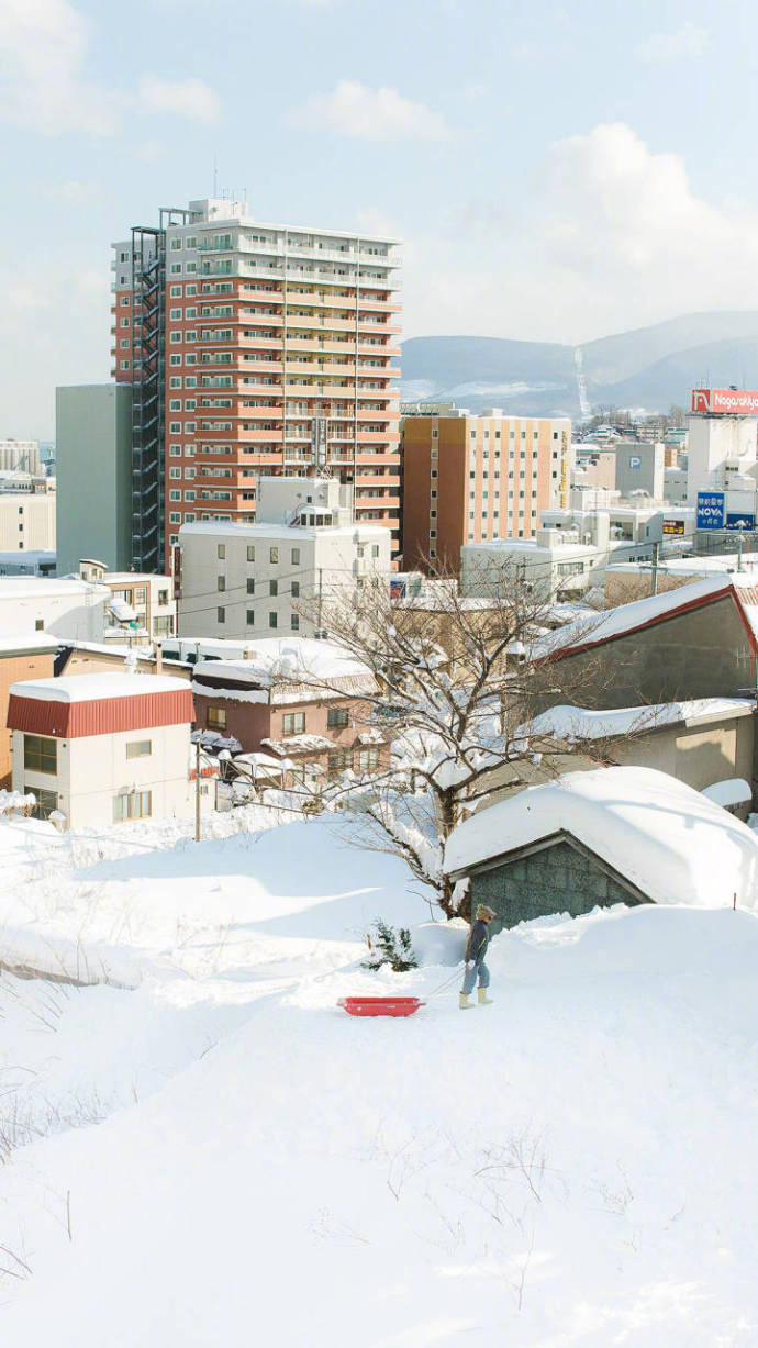​日本北海道的雪