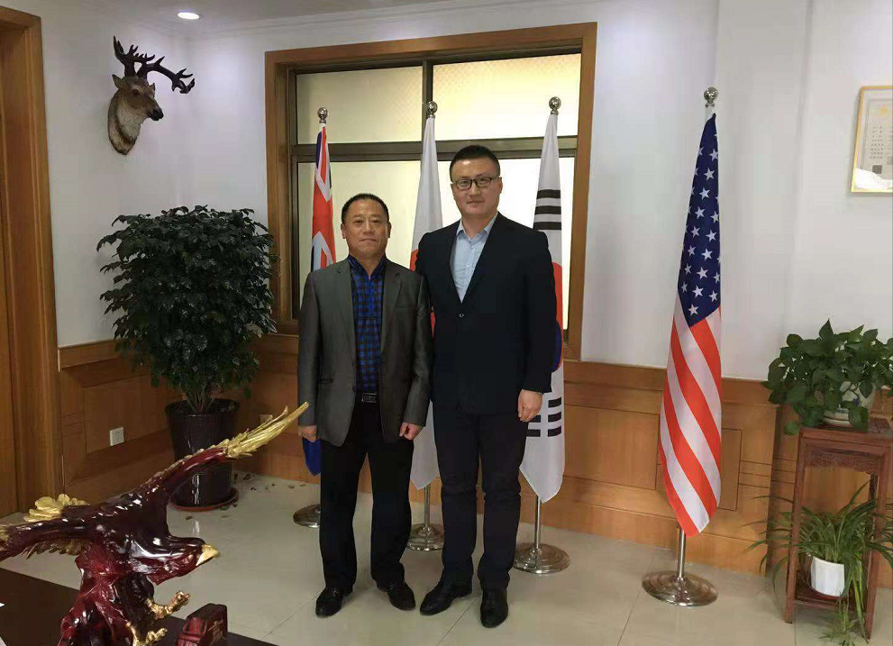 欢迎胡先生来我们公司考察合作