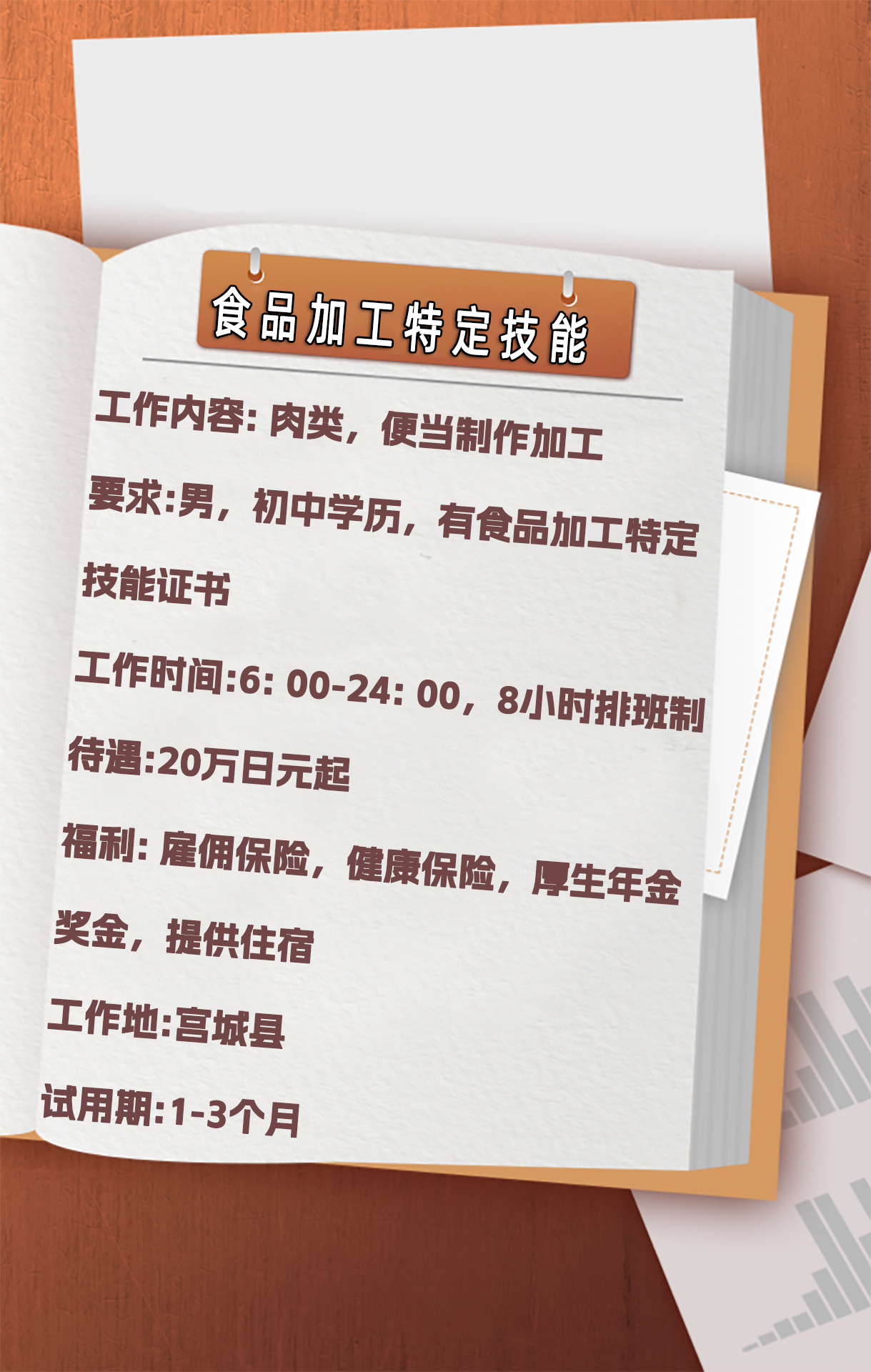 日本大批特定技能订单来袭，费用低，待遇好！！