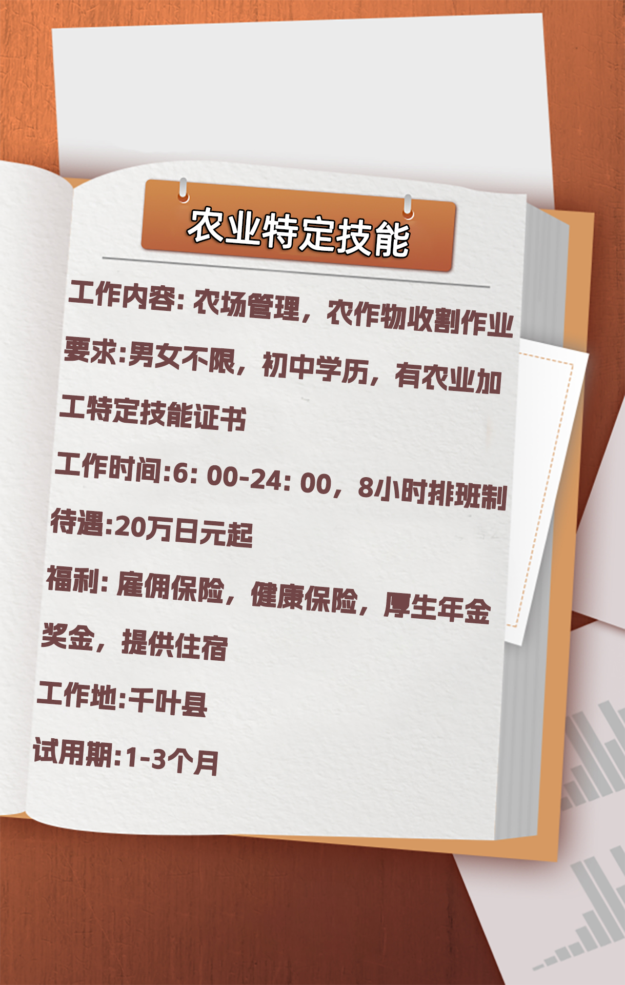 日本大批特定技能订单来袭，费用低，待遇好！！